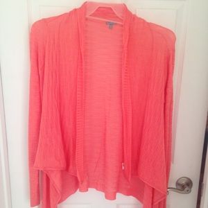 Charlotte Russe Coral Cardigan XS
